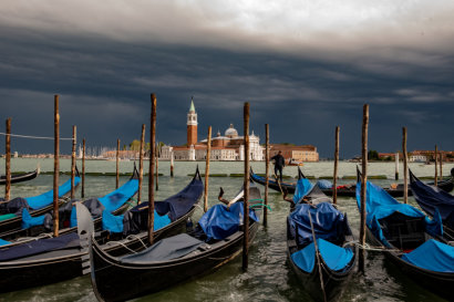 Venedig, Italien - Blick auf San Giorgio